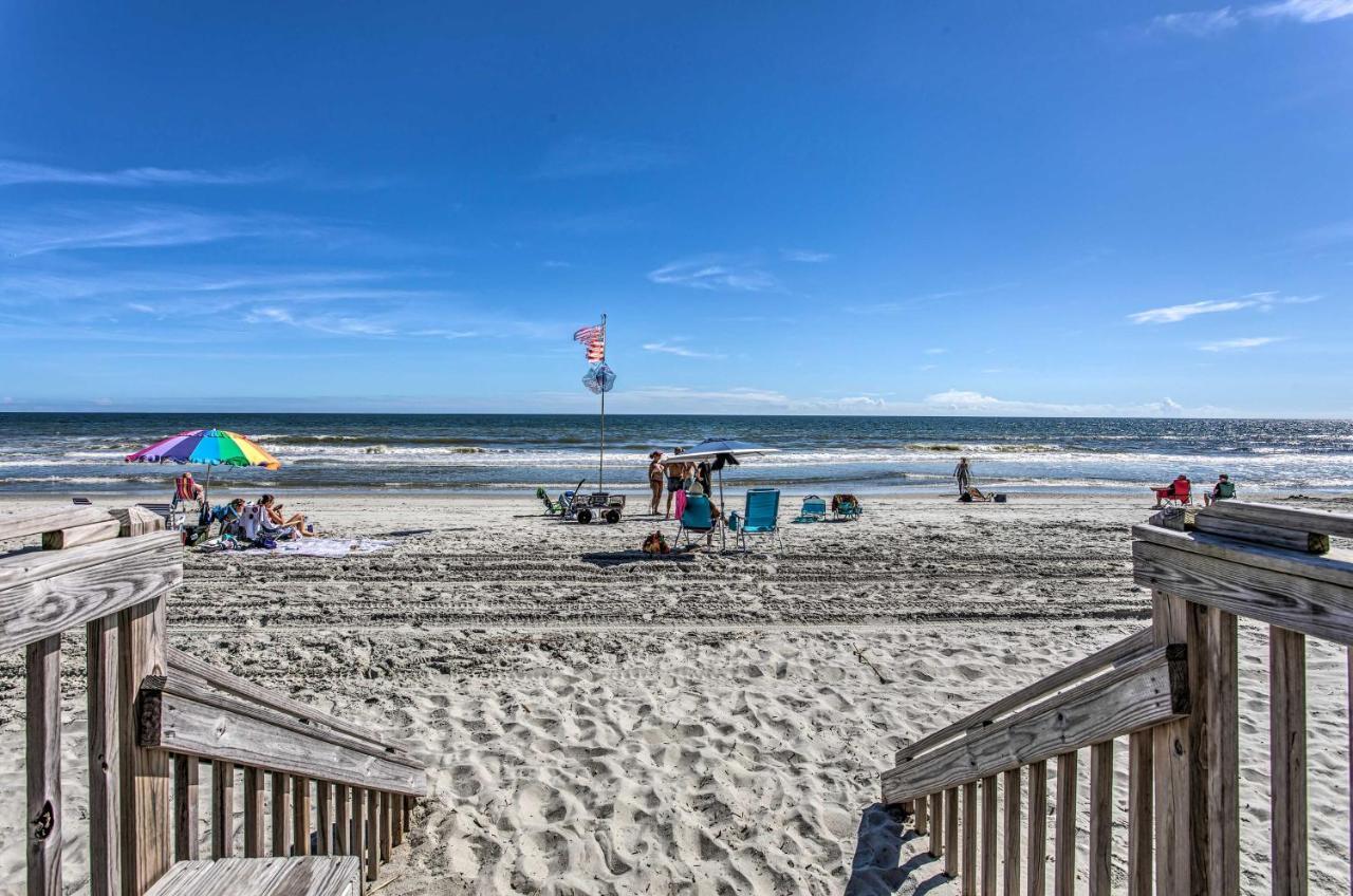 Beach Lovers Haven Oceanfront Condo With Pool! شاطئ ميرتل المظهر الخارجي الصورة